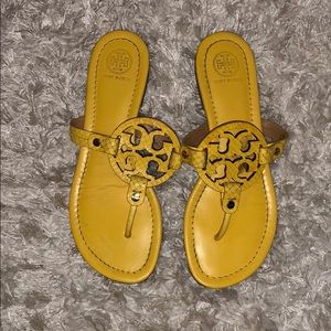 Tory Burch Yellow Miller Sandals